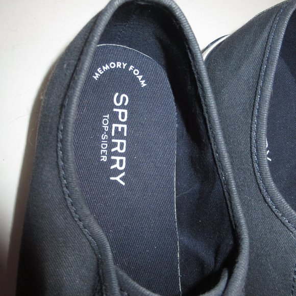 Sperry | 7.5 Gray Canvas Flats with Tan Laces - Picture 4 of 6